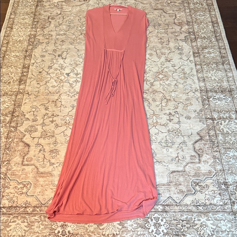 Lucky Brand Coral Maxi Dress